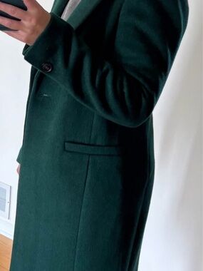 RW&CO. Dark Green Women's Pea Coat Medium New